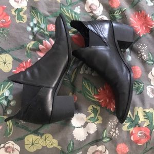 Zara black booties